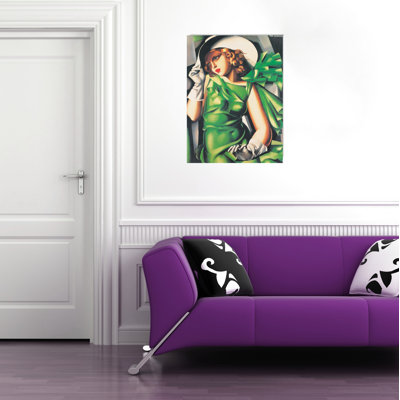 Giovane Ragazza Al Vento by De Lempicka - Single Picture Frame Print on MDF