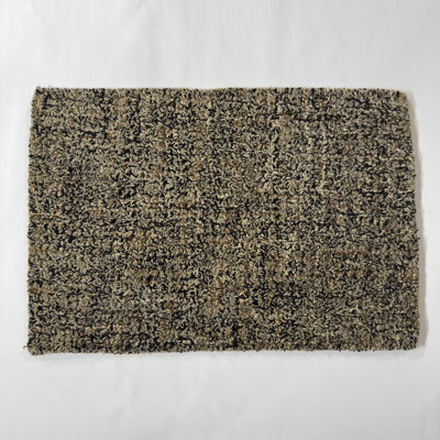 Tapis gris anthracite touffeté à la main Lansvale