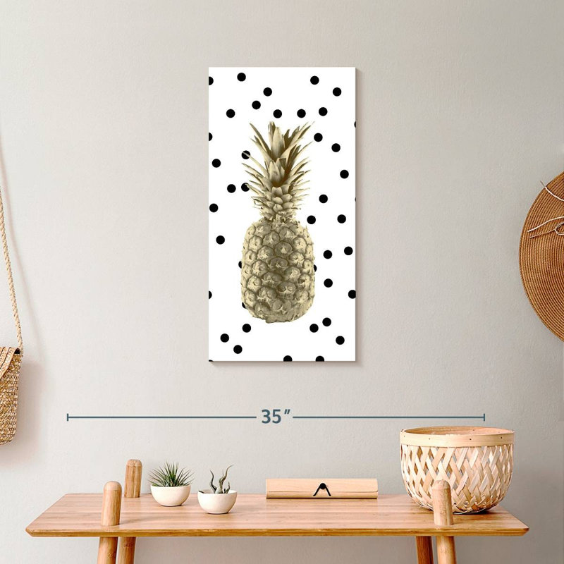 Pois ananas, H 12 po x l 24 po x P 1,25 po