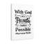 Possible Matthew 19:26 - Wrapped Canvas Print-1017581193
