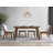 Ginny Walnut Finish Dining Table