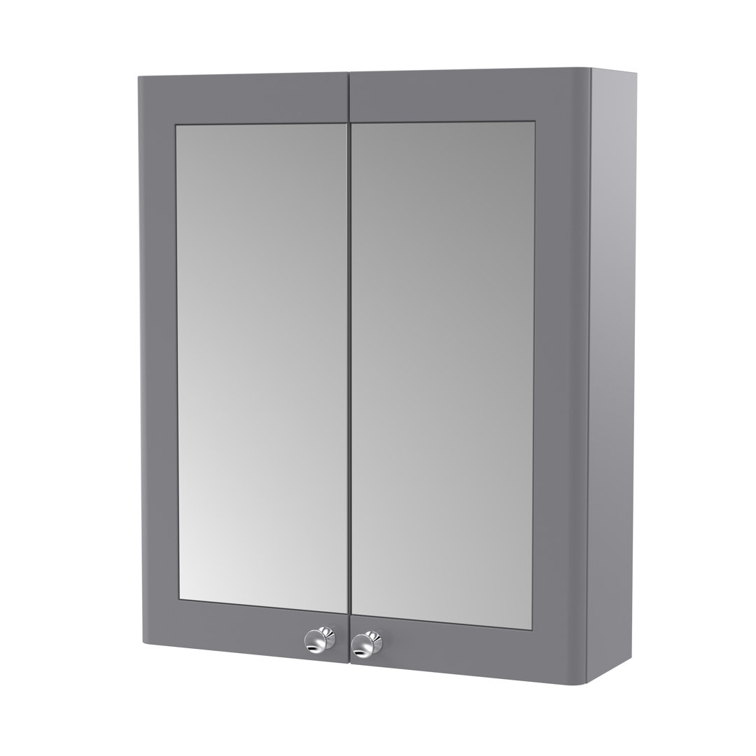 Classique 600mm W 715mm H Surface Framed Medicine Cabinet Mirror 1 Fixed
