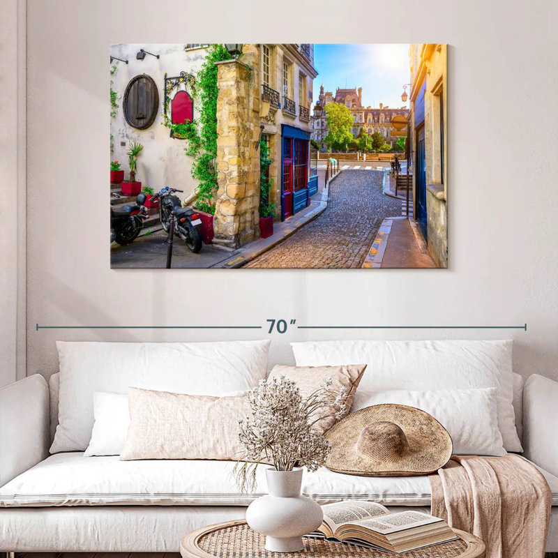 Hannes, vieille rue parisienne, H 32 po x l 48 po