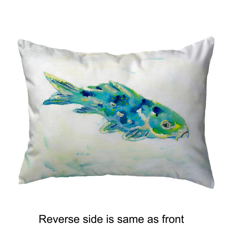 Outdoor Reversible Throw Pillow
