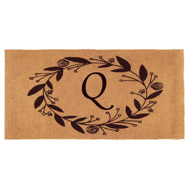 Zaizi Outdoor Doormat, Q, Rectangle 2' x 3'