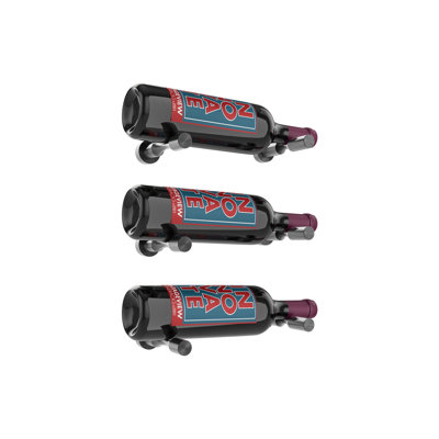 Iowa Wall Mounted 3-Bottle Wine Rack