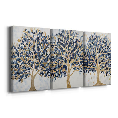 LANDSCAPES Series CLXV  -Custom Wrapped Gallery Canvas - 3 Pieces