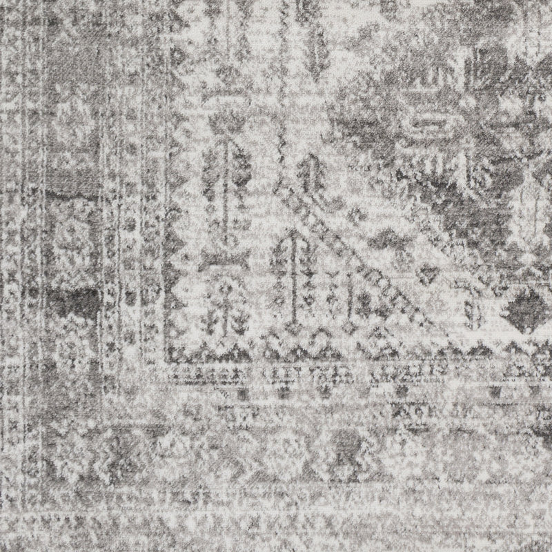 Tapis oriental Fitz, Rectangle 8 pi 10 po x 12 pi, Charcoal