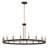 Webber 18 - Light Dimmable LED Wagon Wheel Chandelier-1322929638