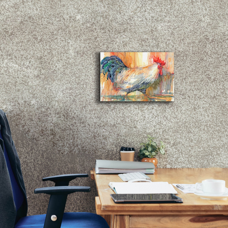 «August a» par Augustine Beukenkamp, art mural sur toile August Grove®, H 12 po x l 18 po x P 0,75 po