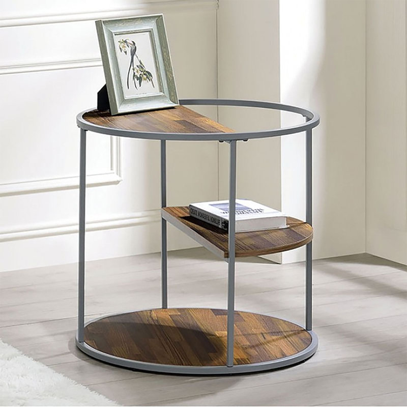 Ensemble de tables basses 2 pièces Amelianna, Gris