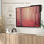 Nature «Foggy Red Forest Canvas Print»-101457457