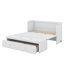 Grand lit escamotable avec port USB et tiroir