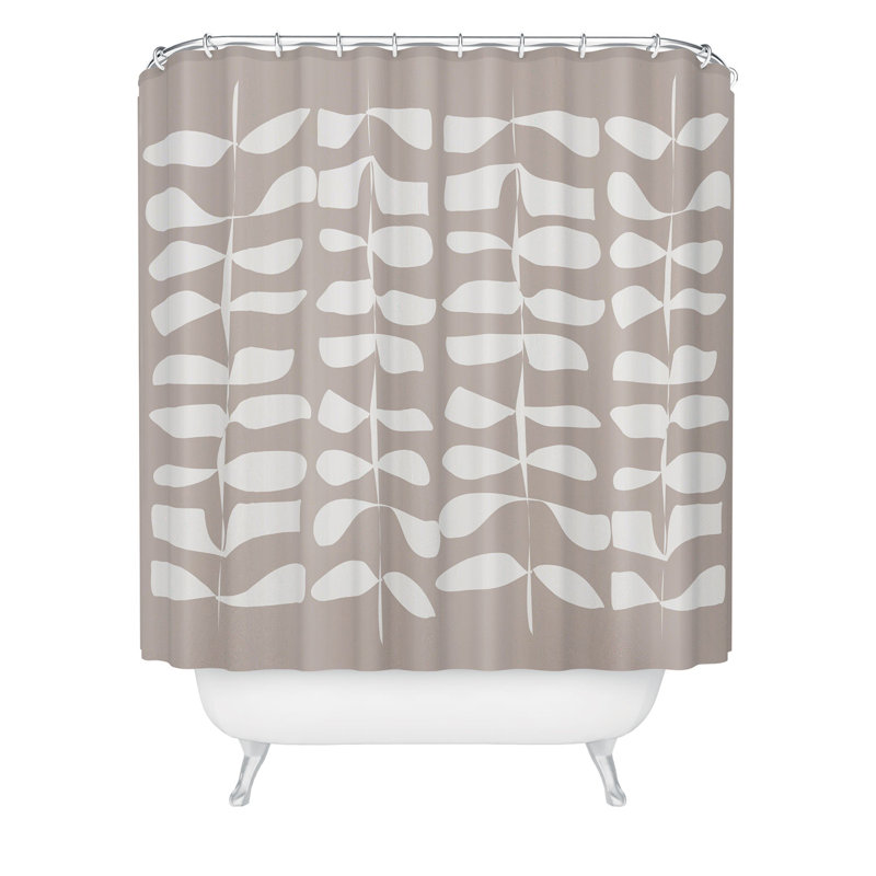 Rideau de douche Little Arrow Design Co, Beige / abstrait