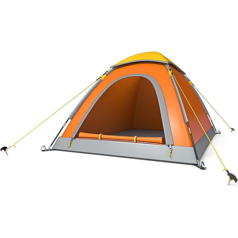 Barzan Tent Heavy Duty 10 Pack Spiral Thread Tent Pegs Screw Hooks Ground Stake Storm-Proof