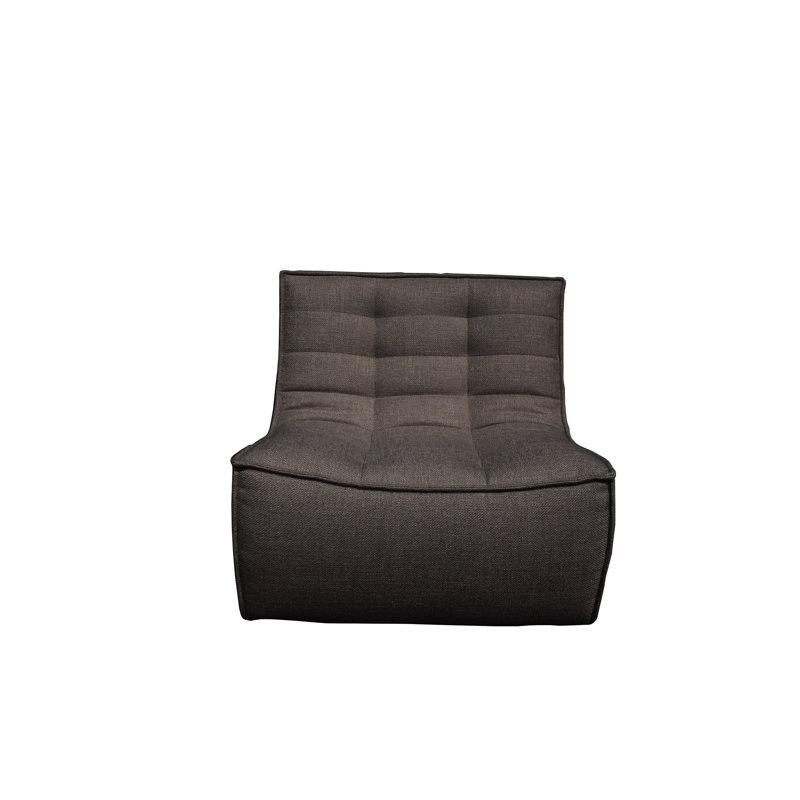 N701 Armless Chair, Dark Gray
