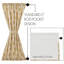 Panneau de rideau simple 100% coton Ayda-72993365