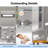 24" X 30" Led Smart Medicine Cabinet With Mirror – Recessed Or Surface Mount, Anti-Fog & Socket Included
