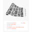 Peel and Stick Wallpaper 17.7x393.7 in Gray Brick Waterproof for Bedroom