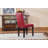 Urban Style Solid Wood Leatherette Padded Parson Chair, Set of 2 21"L X 16.5" W X 35.5" H. Seat Cushion: 17"L X 16.5"W X 18"H-2014873687