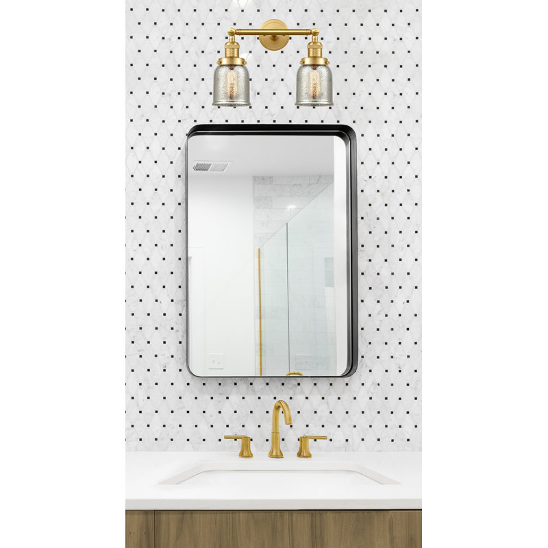 Éclairage pour salle de bain 2 lumières à intensité variable ClipperCove, Ampoule DEL 6 watts Vinage, Silver Mercury