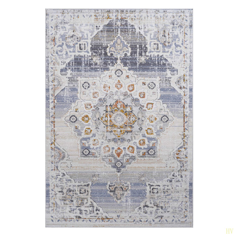 Tapis médaillon 5X7 Payas Collection, Rectangle 5 pi 3 po x 7 pi 6 po