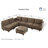Breseis Upholstered L-Shaped Sectional Reversible-1796506486