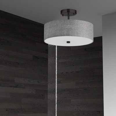 Balfore Fabric Semi Flush Mount