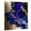 Géode abstraite or et mauve marbré - art mural acrylique abstrait marbré moderne-1406127411