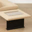 Simple bench Resting bench long strip metal base-110441725