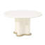 La Terrazza 54" Round Dining Table - Creamy Pearl