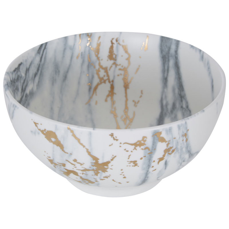 Metro Lane Fanton Porcelain China Salad Bowl