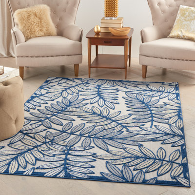 Adames Floral Indoor / Outdoor Rug