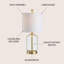 Lampe de table 21 po Ankney