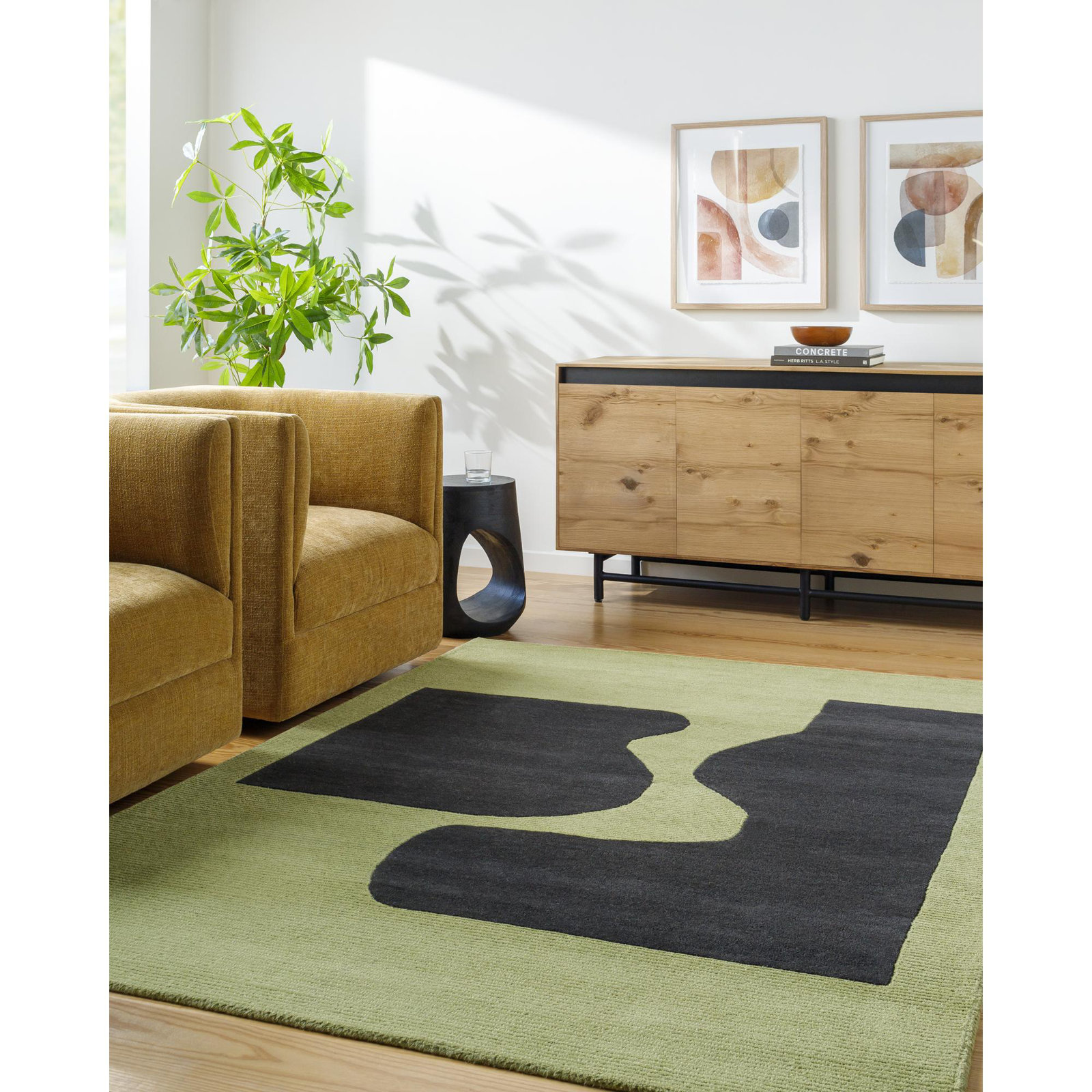 Jason Wu Hand-Woven Abstract Saguaro Rug, Rectangle 5' x 7'6"