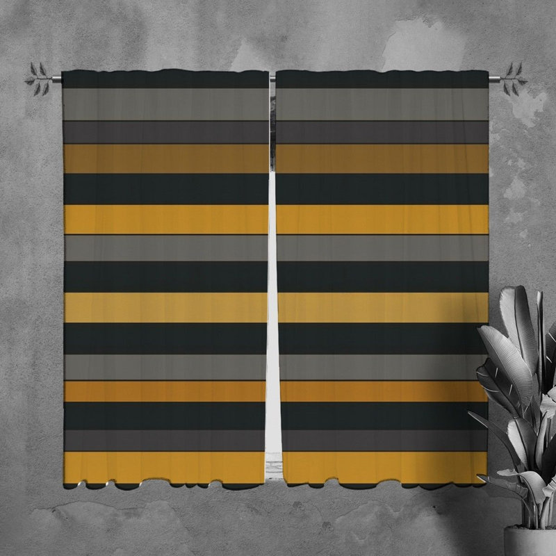 Resh Room Darkening Curtain Pair, 20" W x 61" L