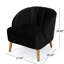 Chaise en velours de fabrication moderne et durable, à la mode et confortable