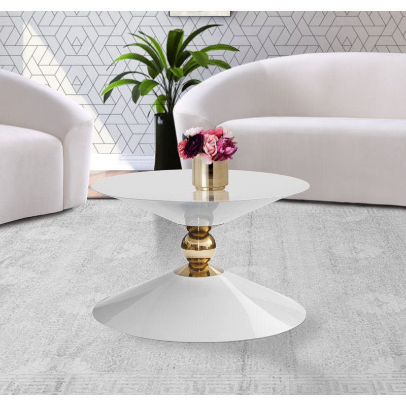 Elida Coffee Table, White