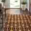 Hand Knotted Wool Ikat Area Rug in Brown-67316610
