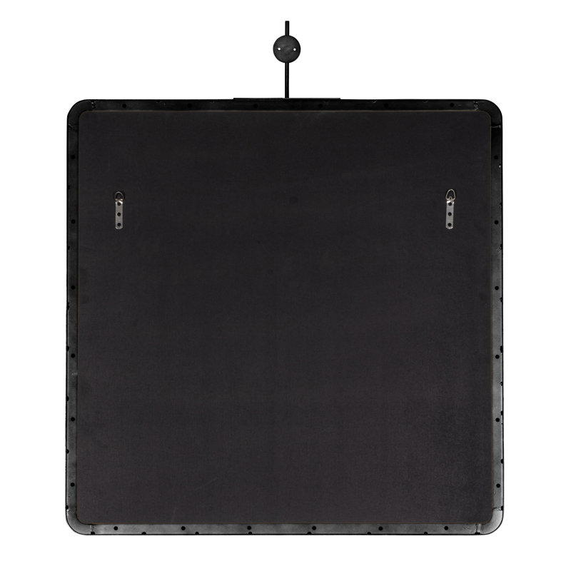 Frida Collection Square Mirror, Black