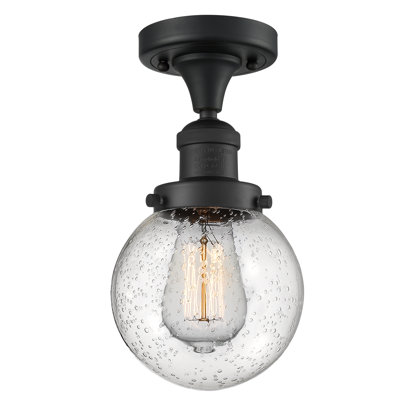 Araujo Glass Semi Flush Mount