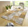 Mustard/Light Grey Area Rug