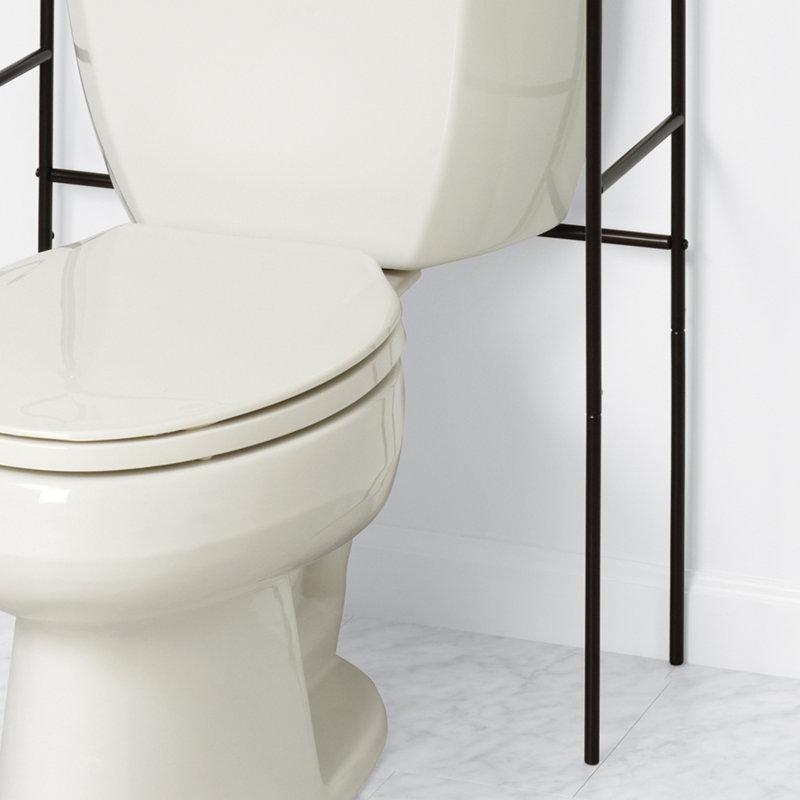 Osazee Metal Over The Toilet Storage, Heritage Bronze