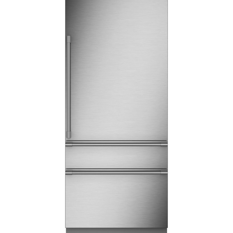 Monogram 36" W Premium Left Hinge Integrated Bottom Freezer Refrigerator, Panel Ready, Statement, Custom Panel, Left