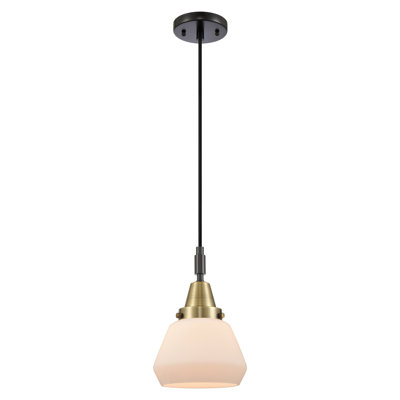 Downtown Urban - Caden Amylynn - 1 Light 7" Cord Hung Mini Pendant