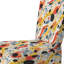 Red Popart Lichtenstein Lines Matrix - Chaise d'appoint rembourrée contemporaine, fauteuil d'appoint abstrait moderne