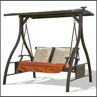 Balançoire de patio polyvalente de luxe avec des fonctionnalités avancées pour le plaisir en plein air