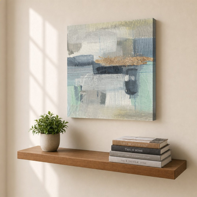 Fern Brook Morning III by Susan Jill - Graphic Art on Canvas, 36" H x 36" W