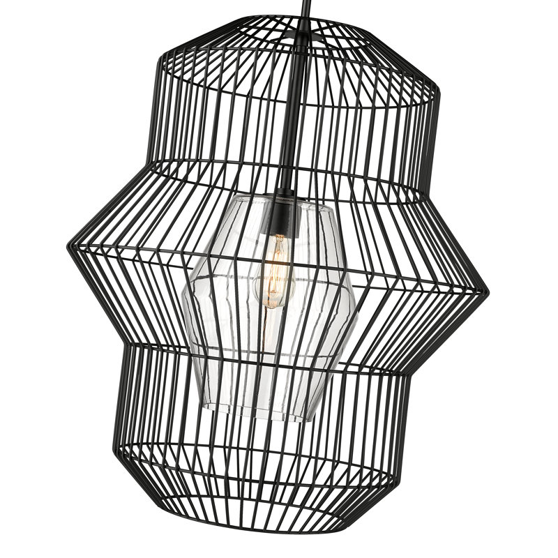 1 - Light Kitchen Island Pendant, 110" H x 24" W x 24" D