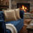 Feather Reversible Throw Pillow